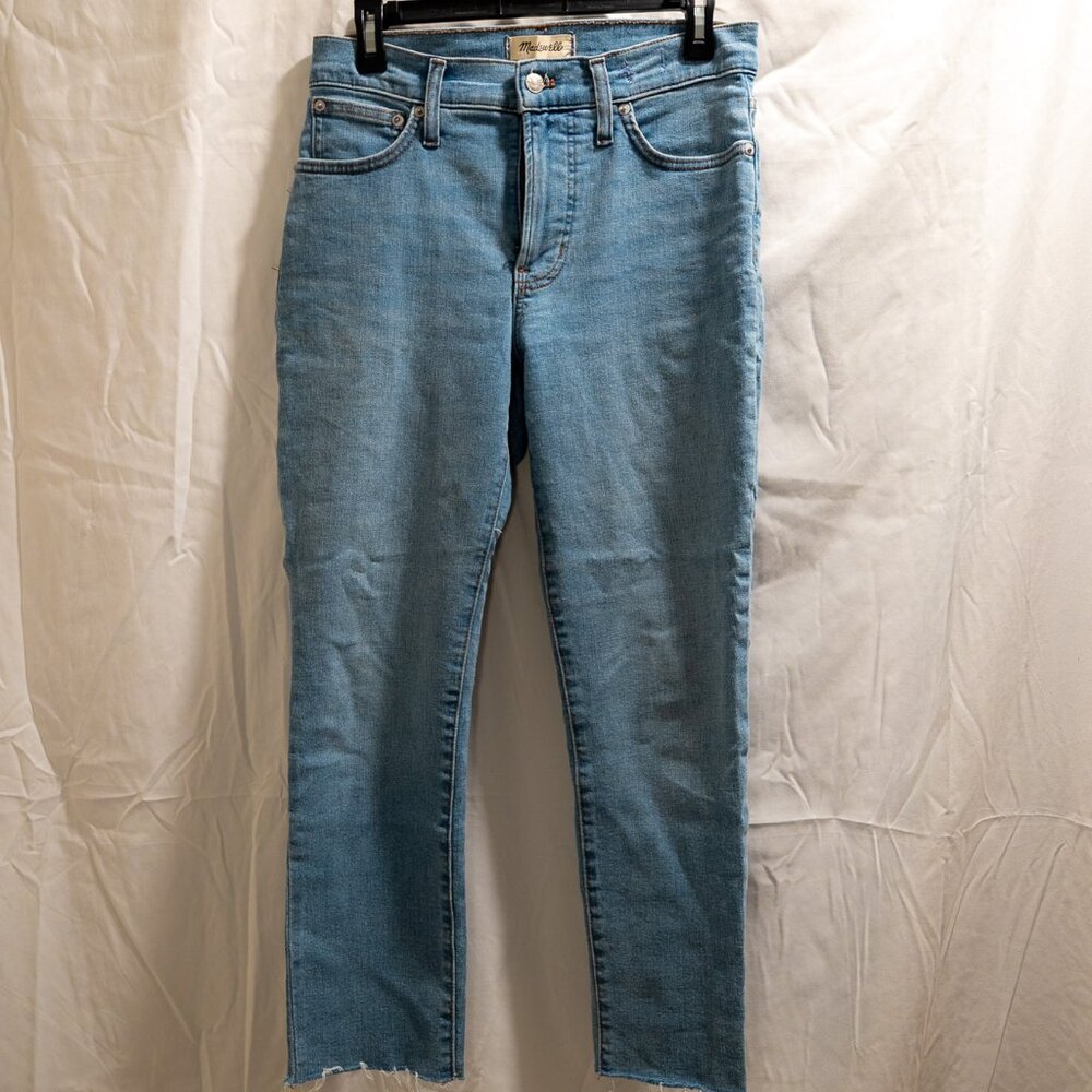 Madewell The Mid-Rise Perfect Vintage Jeans in a blue wash - size 27